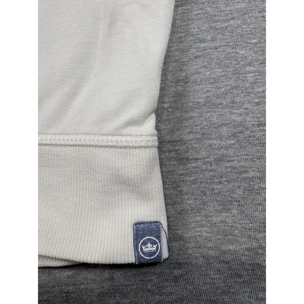 Peter Millar Lava Wash Crew Neck Sweater Men's Large White - Picture 5 of 13